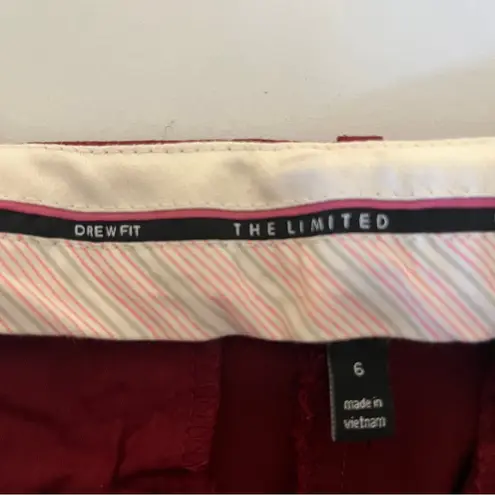 The Limited Women's Burgundy Straight Leg Pants