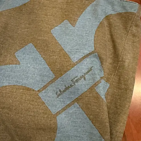 Salvatore Ferragamo mustique canvas tote bag