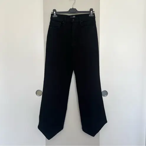 Mother The Dagger Flood Wide Leg Jeans