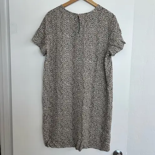 Jenni Kayne Leopard Tshirt Short Sleeve Dress in XL