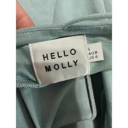 Hello Molly  Womens One Shoulder Bodycon Dress Cocktail Party Sage US‎ 4