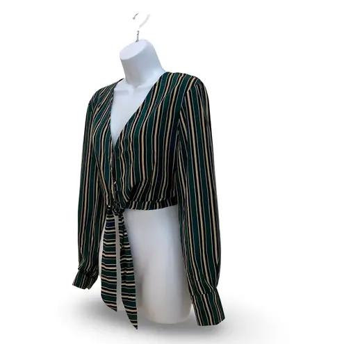 Spoon Jeans Cropped Top Green Size L