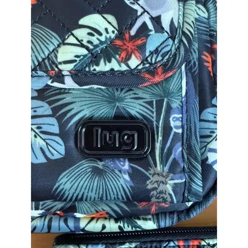 Lug Switch convertible RFID crossbody purse/belt bag Safari Animal Print Travel