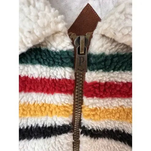 Pendleton Glacier Sunset Meadow Jacket Women’s Small Range Fleece Zip Coat *READ