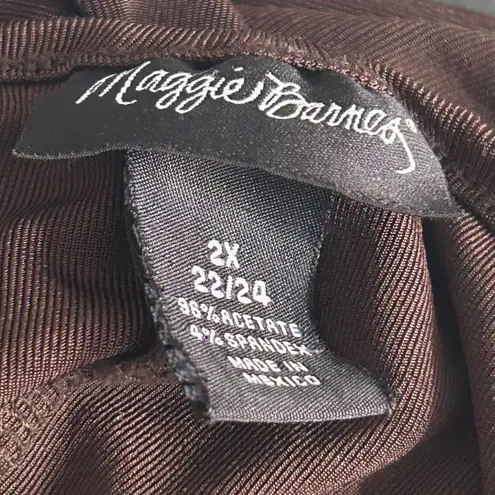 Maggie Barnes Tank Top Brown 2X