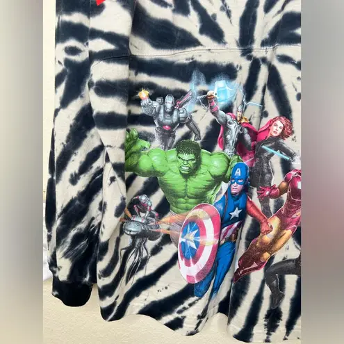 Marvel NTM: Disney Parks Black & White Tie Dye Spirit Jersey w/ Characters Sz M