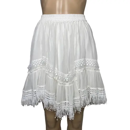Rococo Sand Cia Mini Skirt White Size XS