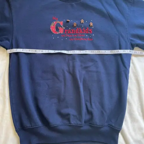 Vintage 90s M&C Sportswear navy & red embroidered crewneck sweatshirt sz medium