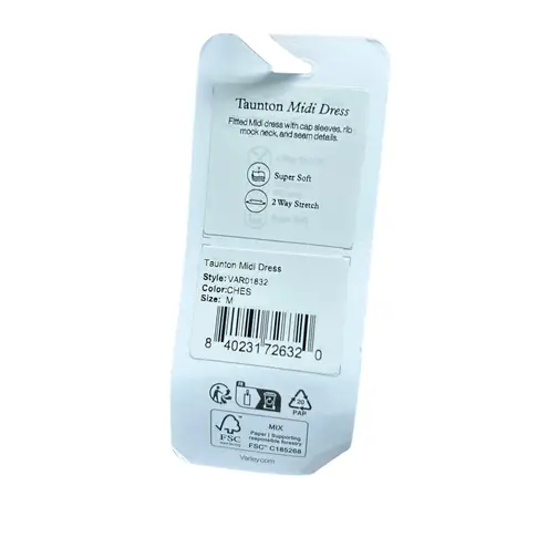 Varley Taunton Midi Dress in Chestnut Brown Mock Neck Knit Size M NWT