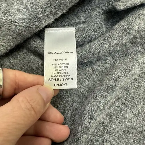 Michael Stars Gray Knit Raglan Sleeve Sweater - Size Small