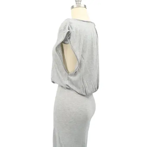 ALLSAINTS Muse Heather Gray Maxi Side Slit Dress 4 All Saints