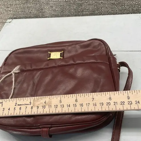 Etienne Aigner Crossbodydy Bag Small Vintage Maroon Oxblood 90s