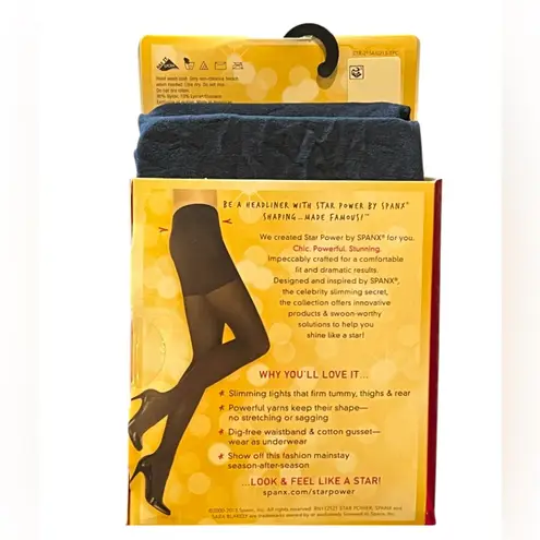 Star Power by Spanx Center Stage Shaping Tights Size E 5'1"