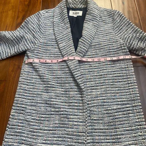 BB Dakota Steve Madden Tweed Knit Blazer Workwear Size XSmall Blue