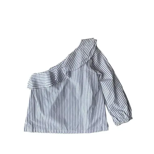 J. Crew Blue & White Striped One