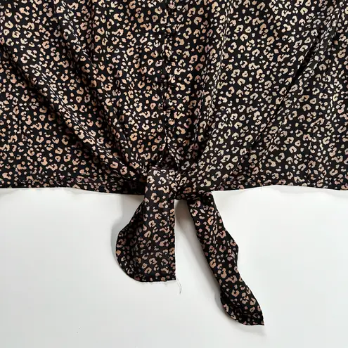 Nana Macs Boutique Leopard Silk Tank Top