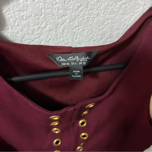 Miss Selfridge Red Bodycon Dress SIZE 6