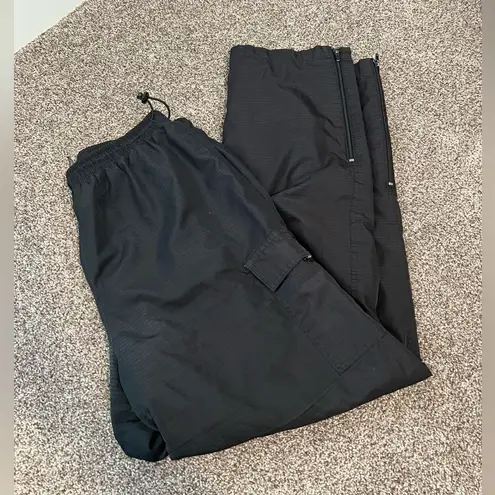 Pro Spirit Black Track Pants Lightweight Relaxed Fit