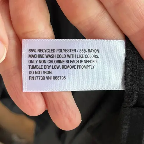 A New Day  Black Pleated Sleeveless Midi Dress Size XXL. NEW