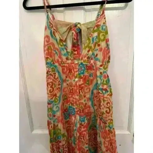 House of Harlow 1960 Colorful Boho Maxi Dress‎ NWOT size L Pink Size L