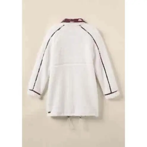 Matilda Jane White Floral Teddy Jacket Jacket Size Small