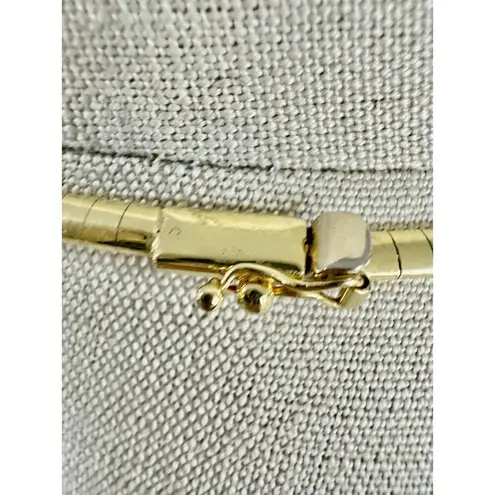 14k Gold Panther Slide Pendant + 14k Italy Omega Chain – 22.3g