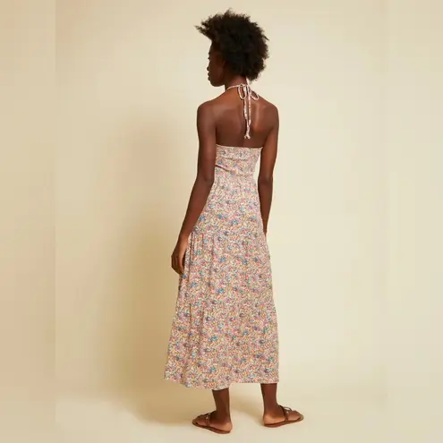 Nation Ltd NWT Kira 70s Maxi Dress in Flower Power Retro Floral Size Small