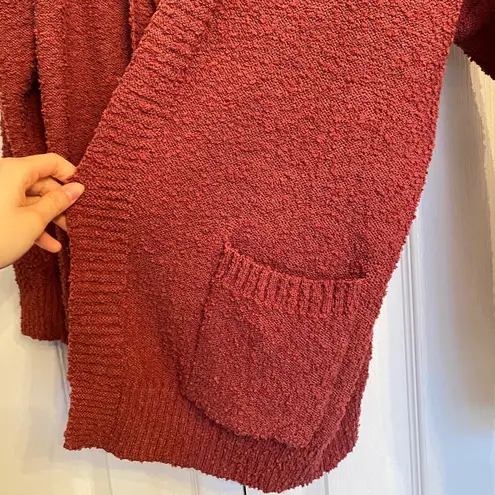 Debut Dusty Rose Popcorn Cardigan