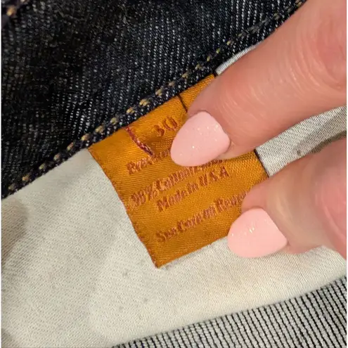 James Jeans Womens 28 Preserved Denim Boot Cut Dark Wash Designer Premium USA