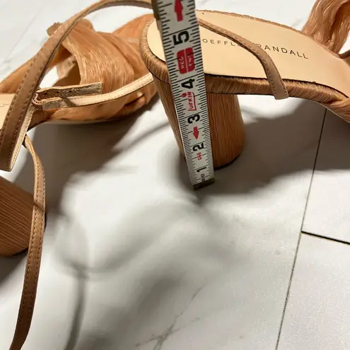 Loeffler Randall Reed Pleated Twist Heels Size 10.5