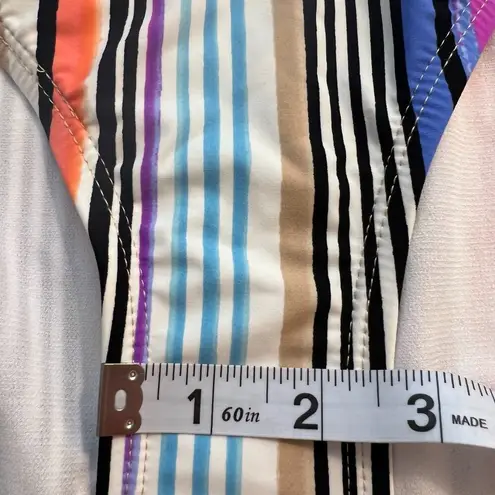 Reaction Kenneth Cole Kenneth Cole Reaction Stripe Cut Out One Piece Swimsuit Women's Size Small NEW