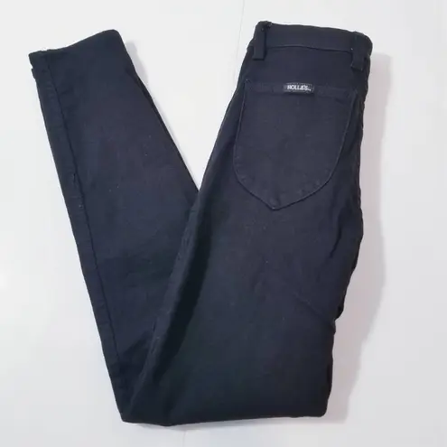 ROLLA'S East Coast Ankle High Rise Skinny Galaxy Black Size 25