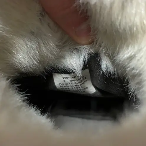 LL Bean Tek 2.5 Rangeley Insulated Faux Fur Trim Waterproof Winter Snow Boots 7 Gray