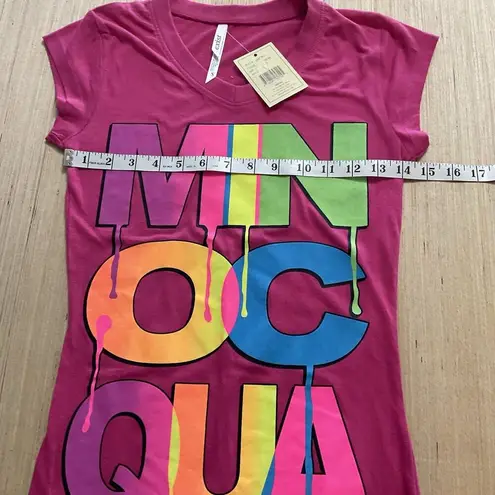 Exist Hot Pink Minoqua Wisconsin Short Sleeves Small Tshirt Brand New