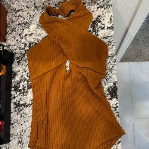 House of Harlow x Revolve 1960 Linde Bodysuit Orange Size XS