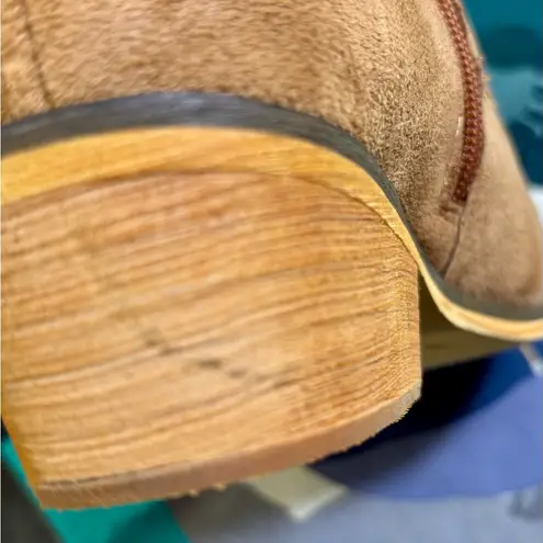 Mi.Mi Valencia Western Style brown booties ankle boots shoes Size 7