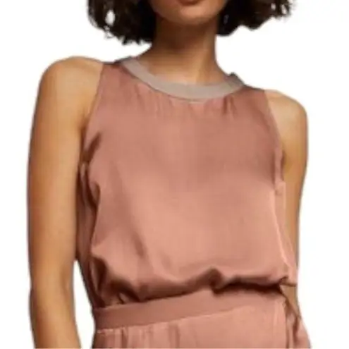 Nation Ltd . Women’s Size S Brown Copper Lakota Sateen Viscose Tank Top