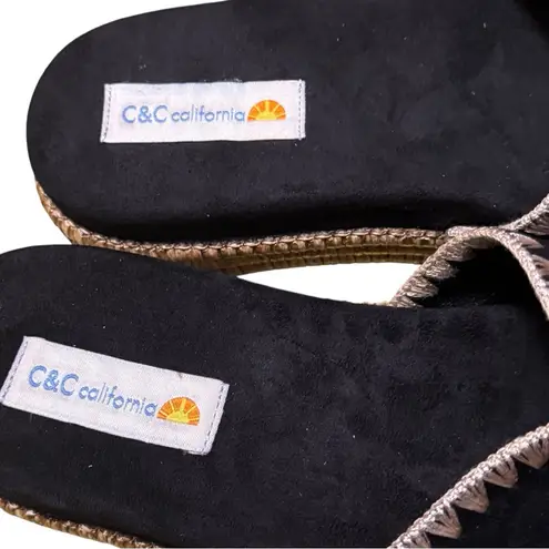 C&C California Black Women's Sandals Sz 9