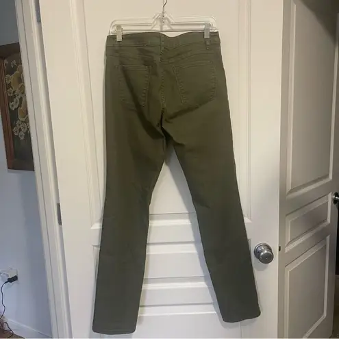 prAna Jeans Pants 10/30 Green Kayla Organic Cotton Stretch Skinny Boho EUC