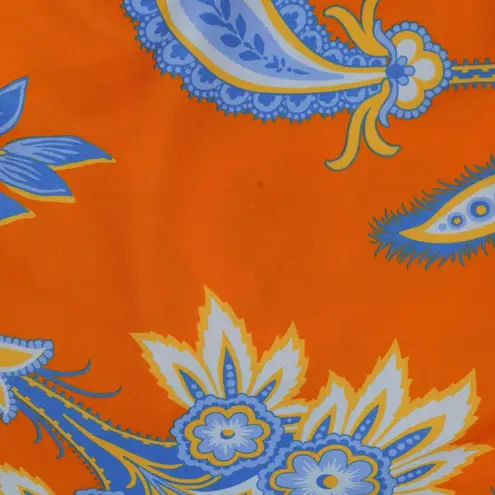 GRETCHEN SCOTT Smooth Stretch Pull On Paisley Skirt Shorts Skort XXS Shrimp Orange