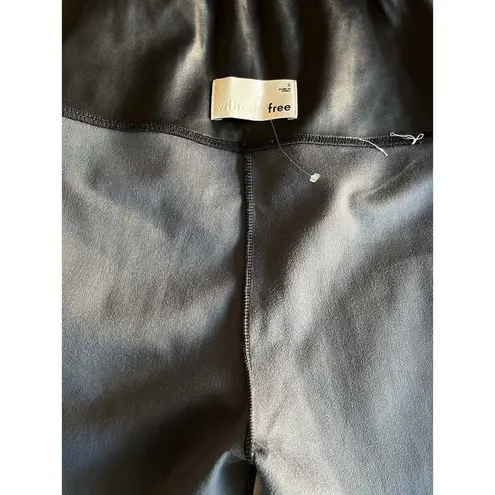 Wilfred Vegan Leather Leggings Black Pants Stretchy Sculpts High Rise Small EUC