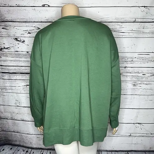 Arizona Jeans Arizona Jean Co. NWT Size XXXL 3X Dark Ivy Green Fleece Lined Sweatshirt Top