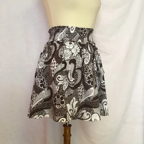 Rip Curl surfer girl floral mini skirt NWT