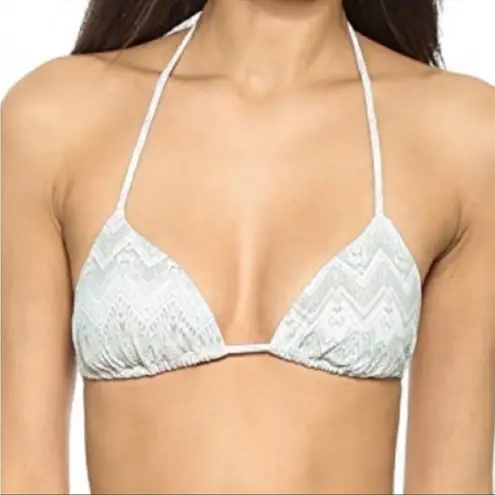 Eberjay NWT Eberjey Mia Bikini Swimsuit Top in Grey Surf Size Large