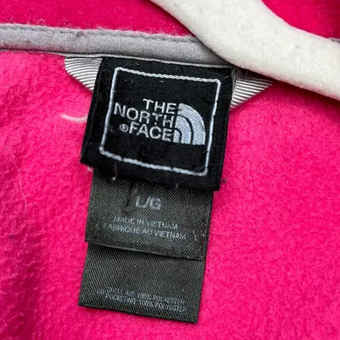 The North Face : Hot Pink Fleece Zip Up Jacket