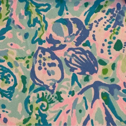 Lilly Pulitzer  Pullover Sz XS UPF 50 Surf Blue Soleil It On Me Pullover Golf NWT