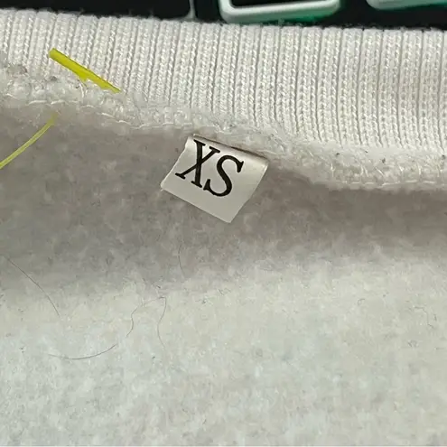 Graphic Pullover Sweatshirt Merry Christmas Y’all Novelty Print White XS