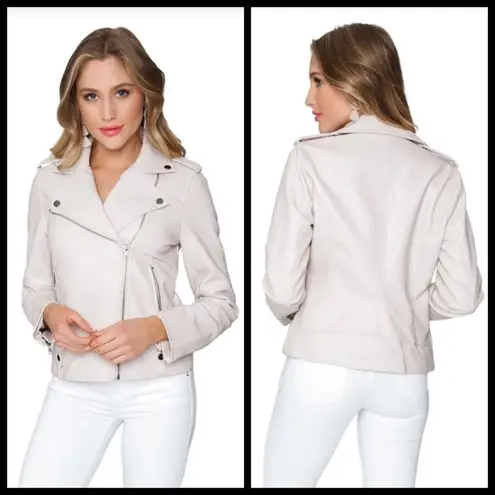 Cupcakes and Cashmere 💕💕 Faux Leather Moto Jacket