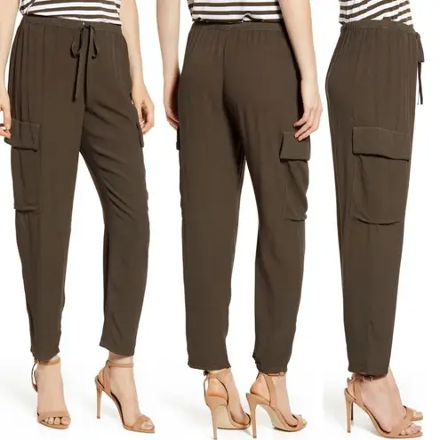 BAILEY 44 Palm Guerila Drawstring Pants Olive Green Medium MSRP $168