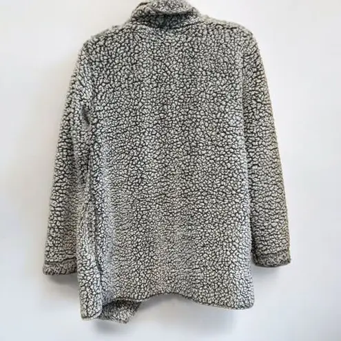 Jockey Grey Sherpa Cardigan Sweater Fleece
